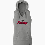 PSA Mustangs official sideline store <span class="pdp-name-mascot">PUTNAM SCIENCE ACADEMY Mustangs</span> New Era Women's Heritage Blend Hoodie Tank Front Thumbnail