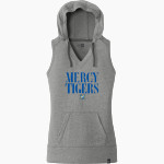 Mercy High School Tigers Online Store New Era Women's Heritage Blend Hoodie Tank Front Thumbnail