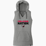 Team Jackson Kicking Online Store <span class="pdp-name-mascot">Team Jackson Kicking</span> New Era Women's Heritage Blend Hoodie Tank Front Thumbnail