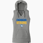BRIAR CLIFF Chargers <span class="pdp-name-mascot">BRIAR CLIFF Chargers</span> New Era Women's Heritage Blend Hoodie Tank Front Thumbnail