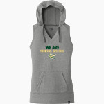 MINERAL SPRINGS HIGH SCHOOL HORNETS <span class="pdp-name-mascot">MINERAL SPRINGS HORNETS</span> New Era Women's Heritage Blend Hoodie Tank Front Thumbnail