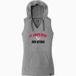 St. John's Prep Red Storm New Era Women's Heritage Blend Hoodie Tank Front Thumbnail