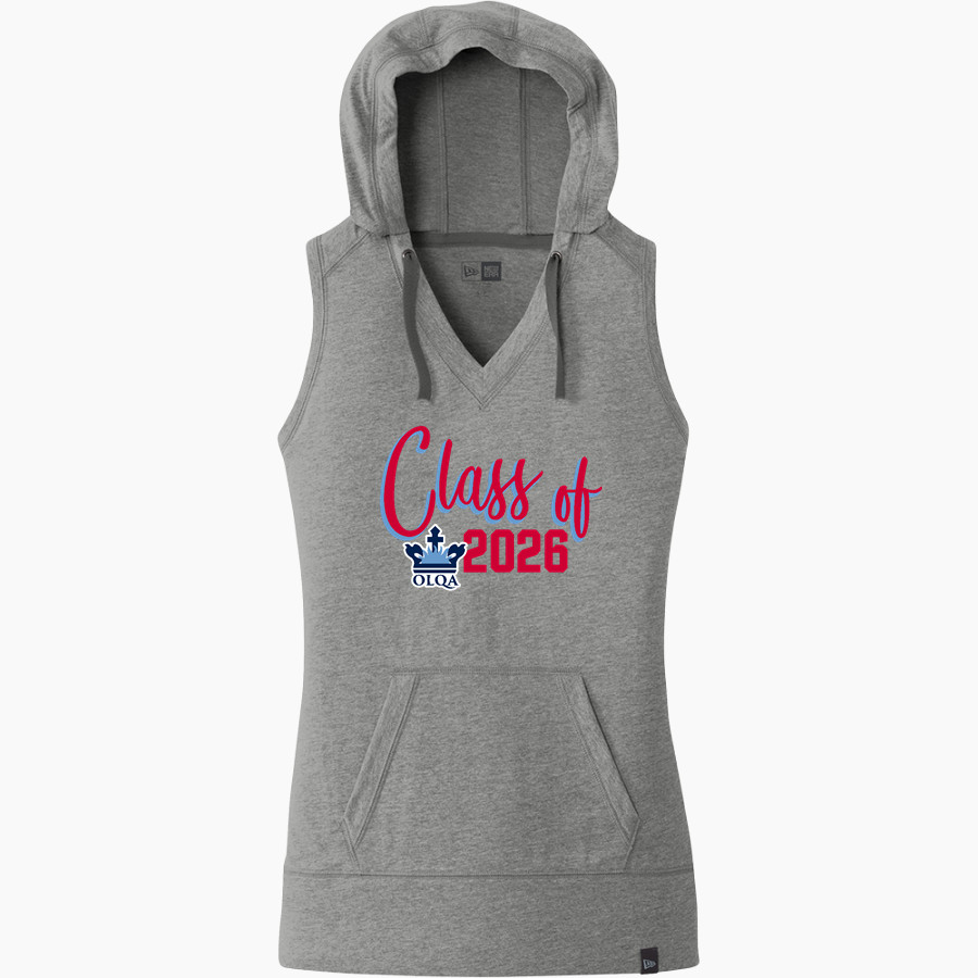 OLQA Angels New Era Women's Heritage Blend Hoodie Tank