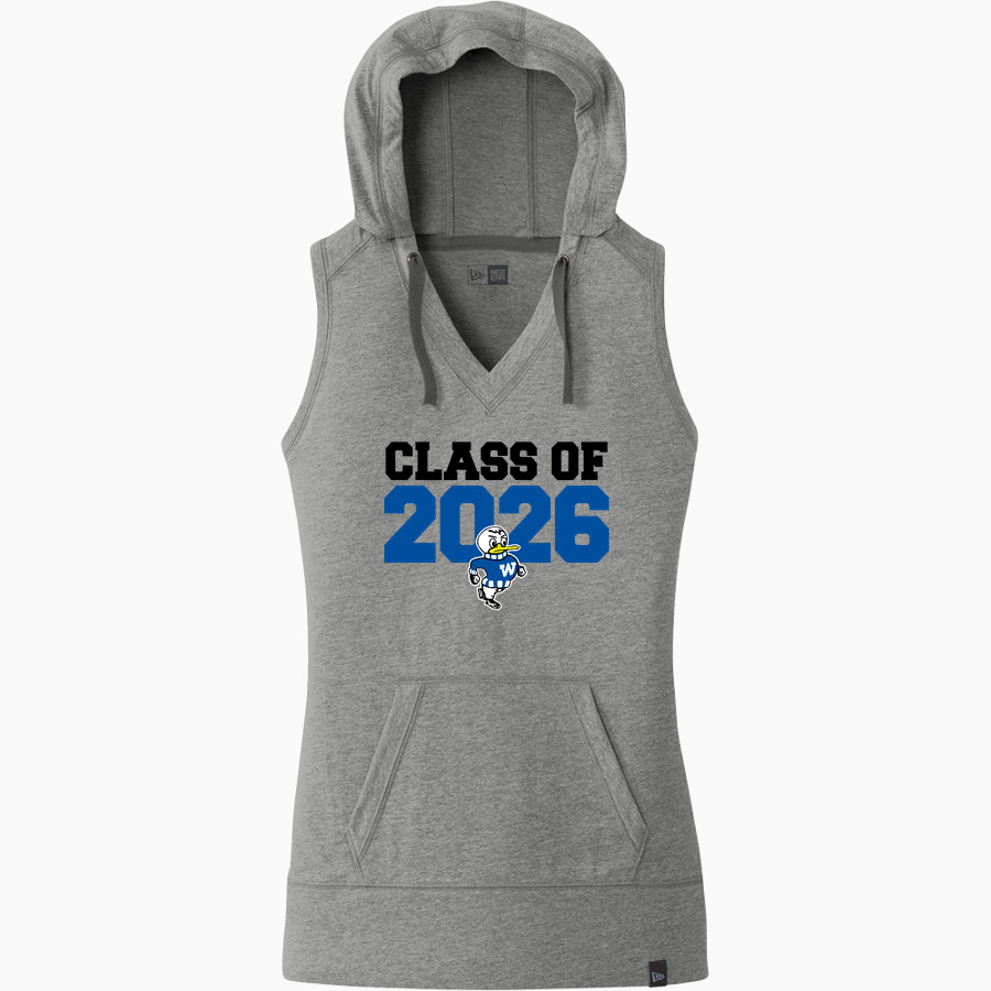 WATERTOWN HIGH SCHOOL GOSLINGS New Era Women's Heritage Blend Hoodie Tank