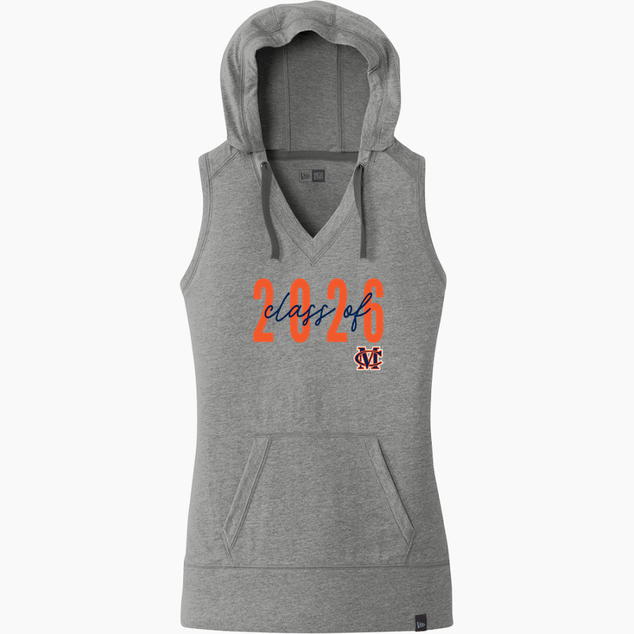 MAURY HIGH SCHOOL COMMODORES New Era Women's Heritage Blend Hoodie Tank
