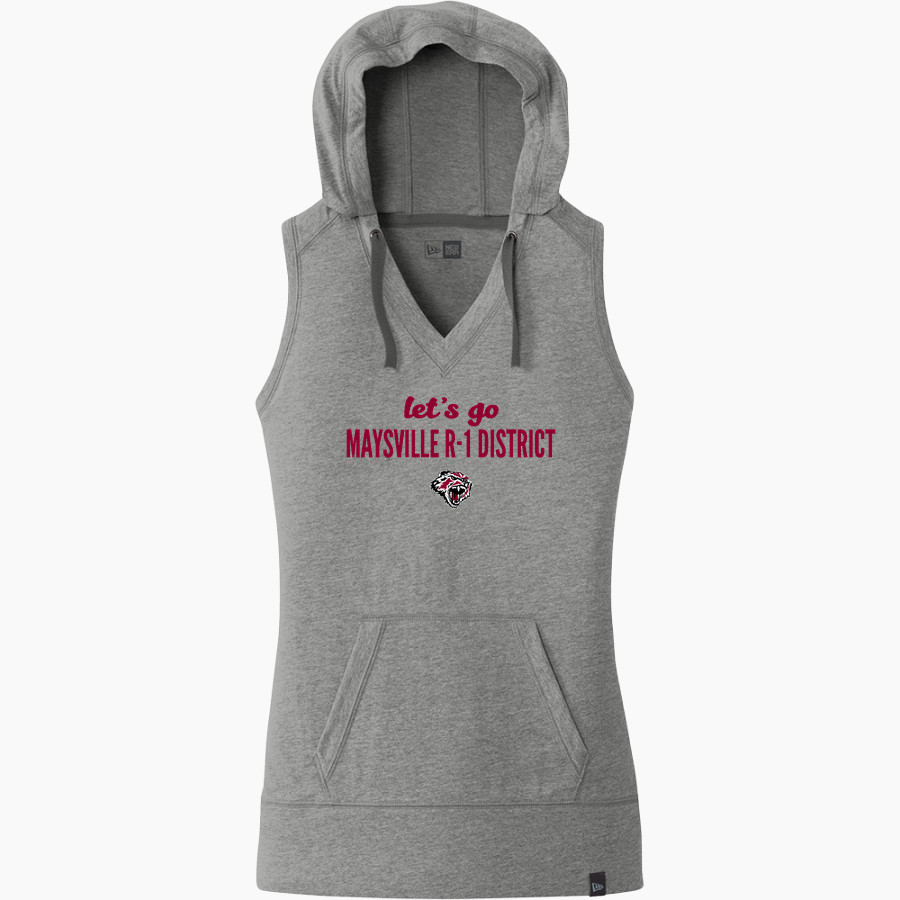 MAYSVILLE R-1 SCHOOL DISTRICT WOLVERINES <span class="pdp-name-mascot">MAYSVILLE R-1 DISTRICT WOLVERINES</span> New Era Women's Heritage Blend Hoodie Tank
