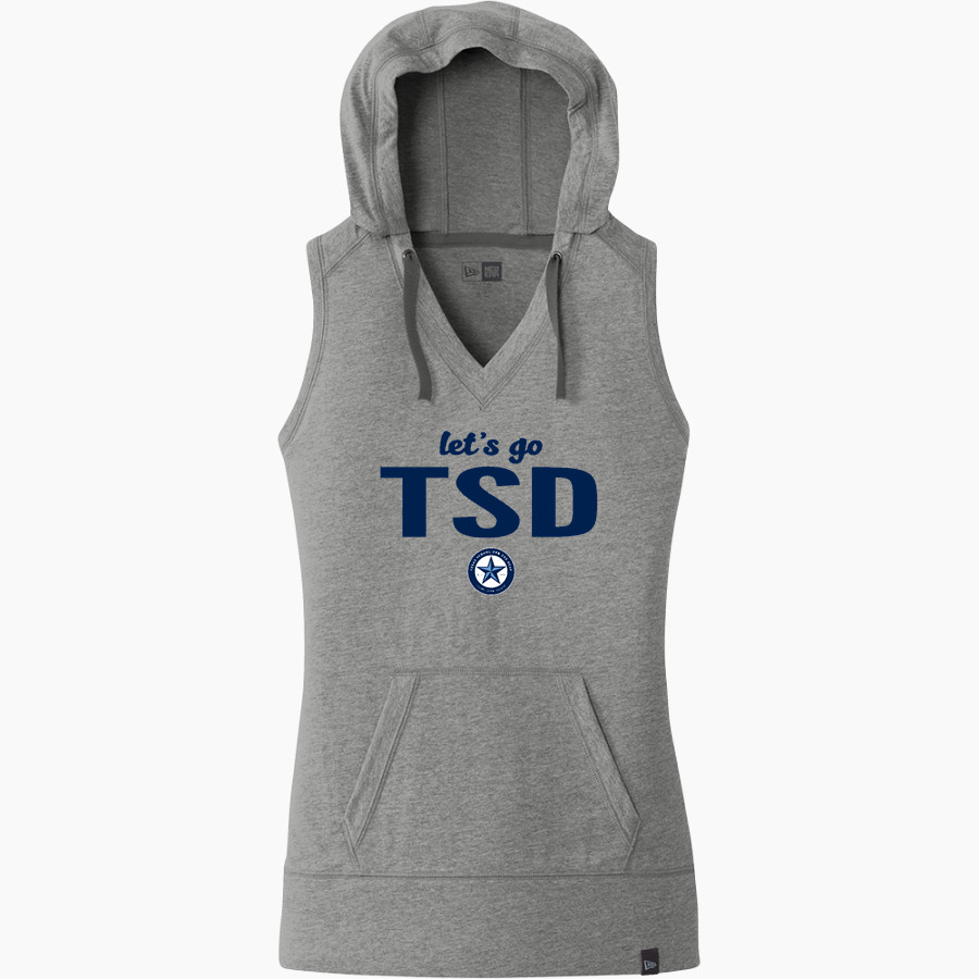 Texas School for the Deaf New Era Women's Heritage Blend Hoodie Tank