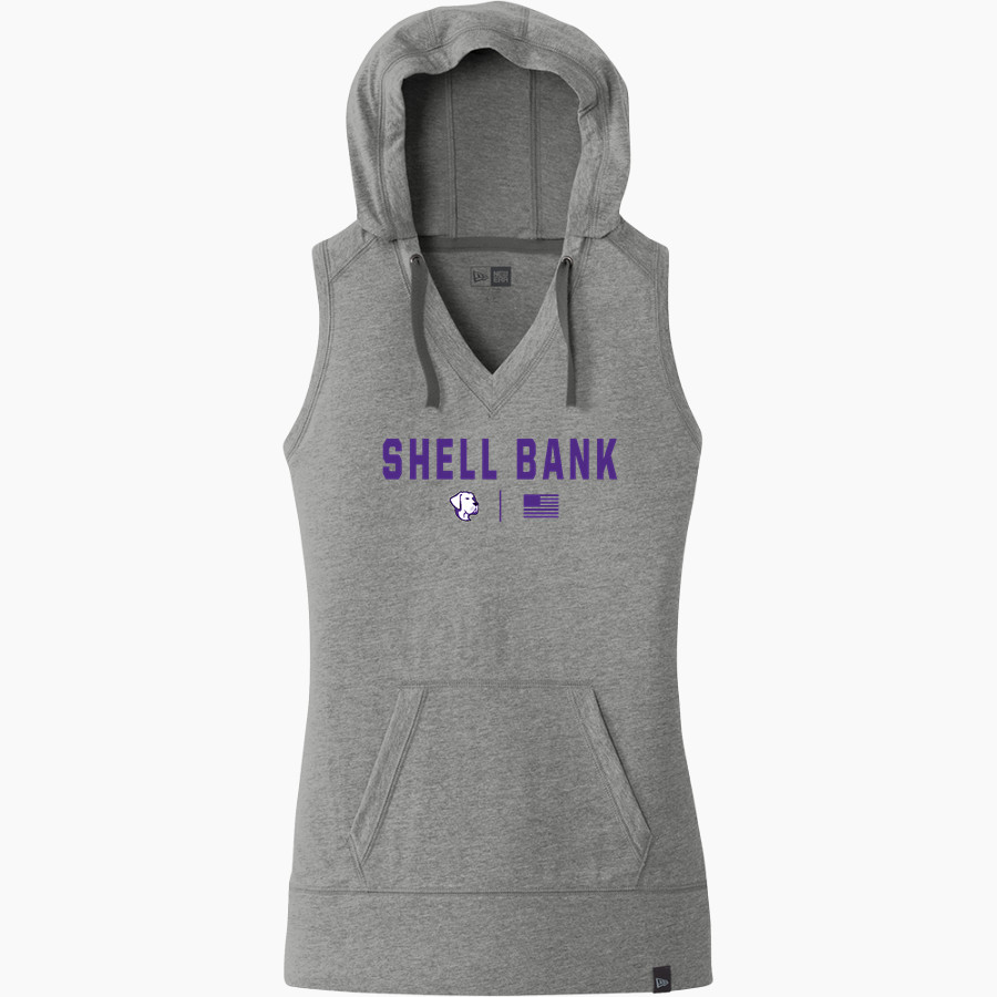 Shell Bank Brigade <span class="pdp-name-mascot">Shell Bank P771K@014 Labradors</span> New Era Women's Heritage Blend Hoodie Tank