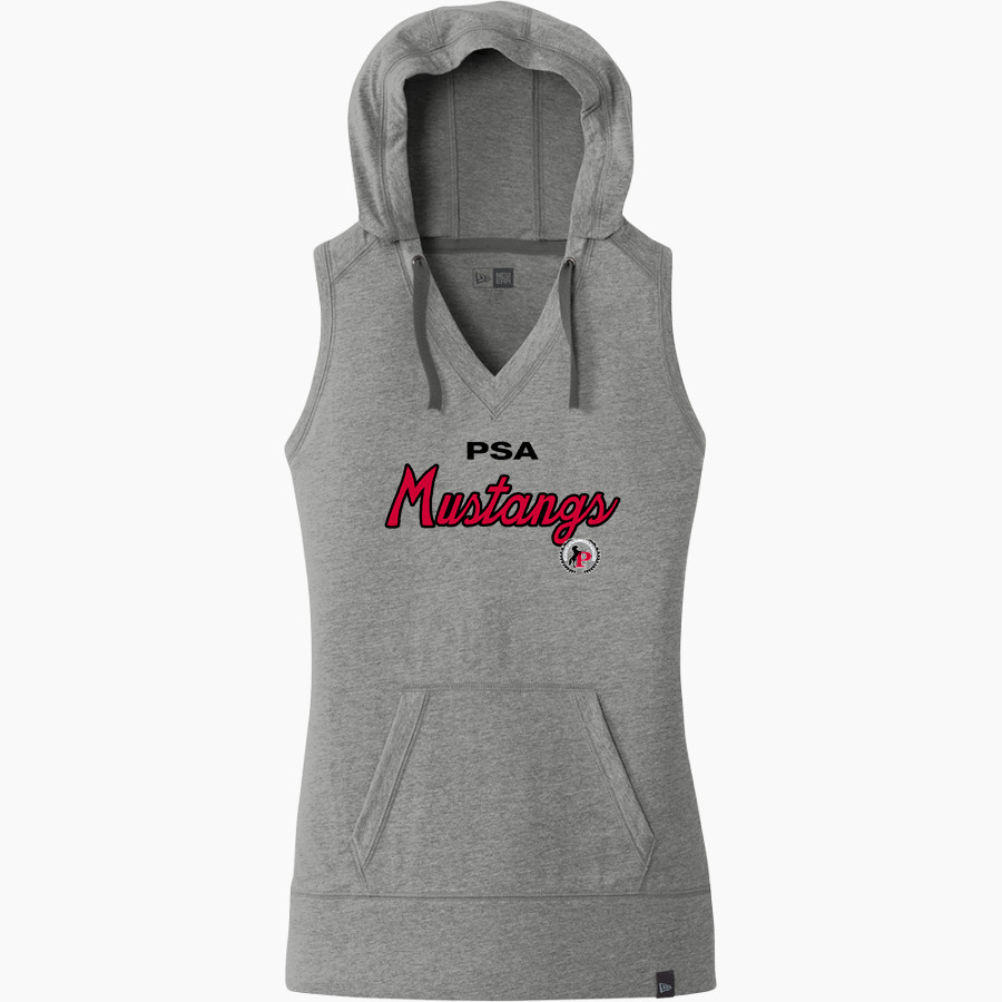 PSA Mustangs official sideline store <span class="pdp-name-mascot">PUTNAM SCIENCE ACADEMY Mustangs</span> New Era Women's Heritage Blend Hoodie Tank