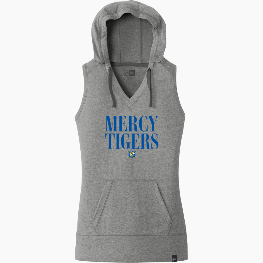 Mercy High School Tigers Online Store New Era Women's Heritage Blend Hoodie Tank