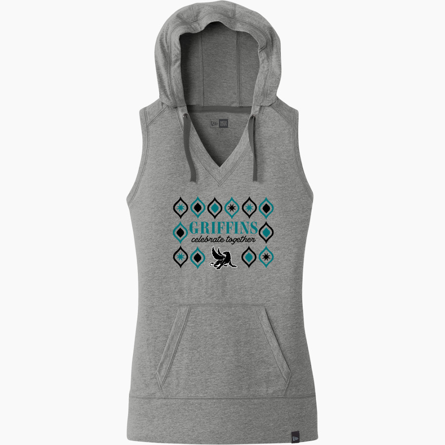 ACADEMY AT PALUMBO HIGH SCHOOL GRIFFINS New Era Women's Heritage Blend Hoodie Tank