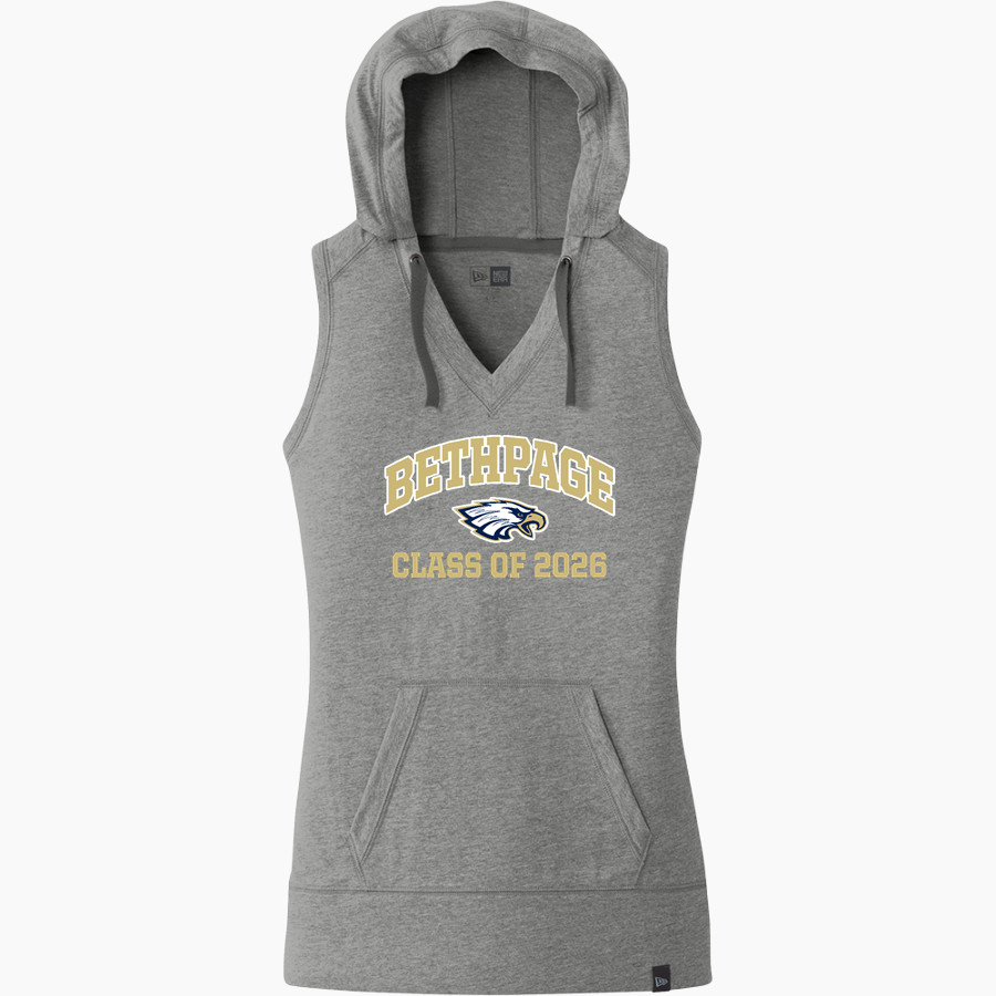 BETHPAGE HIGH SCHOOL GOLDEN EAGLES <span class="pdp-name-mascot">BETHPAGE GOLDEN EAGLES</span> New Era Women's Heritage Blend Hoodie Tank