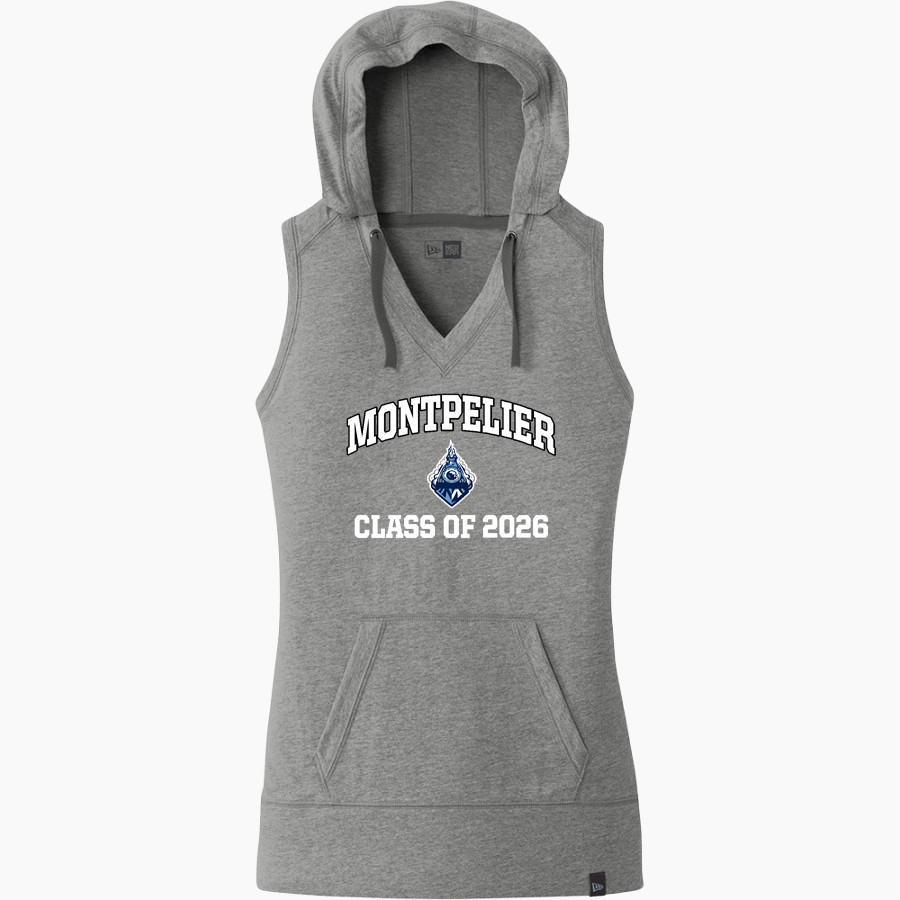 MONTPELIER HIGH SCHOOL LOCOMOTIVES <span class="pdp-name-mascot">MONTPELIER LOCOMOTIVES</span> New Era Women's Heritage Blend Hoodie Tank