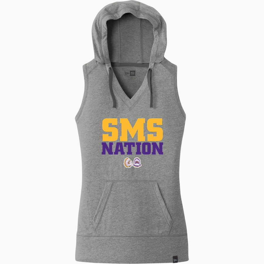 Scottsburg SMS <span class="pdp-name-mascot">Scottsburg SMS</span> New Era Women's Heritage Blend Hoodie Tank