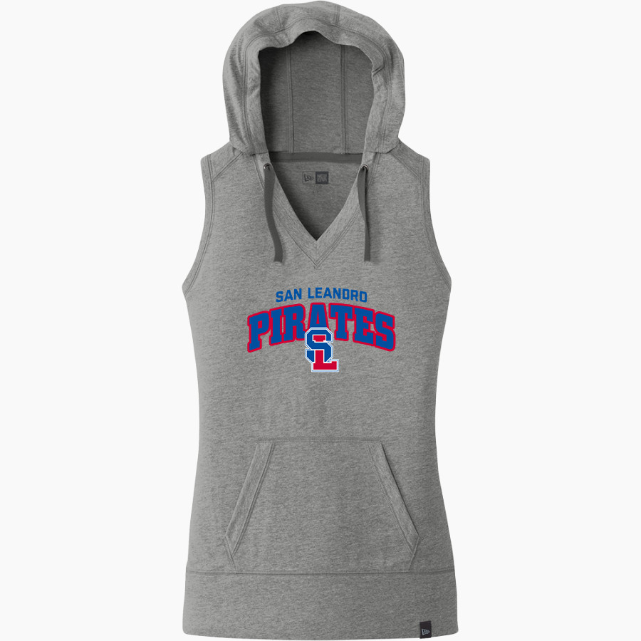 SAN LEANDRO HIGH SCHOOL PIRATES New Era Women's Heritage Blend Hoodie Tank