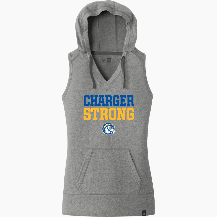 BRIAR CLIFF Chargers <span class="pdp-name-mascot">BRIAR CLIFF Chargers</span> New Era Women's Heritage Blend Hoodie Tank
