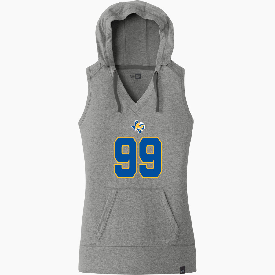 DIME BOX HIGH SCHOOL LONGHORNS <span class="pdp-name-mascot">DIME BOX LONGHORNS</span> New Era Women's Heritage Blend Hoodie Tank