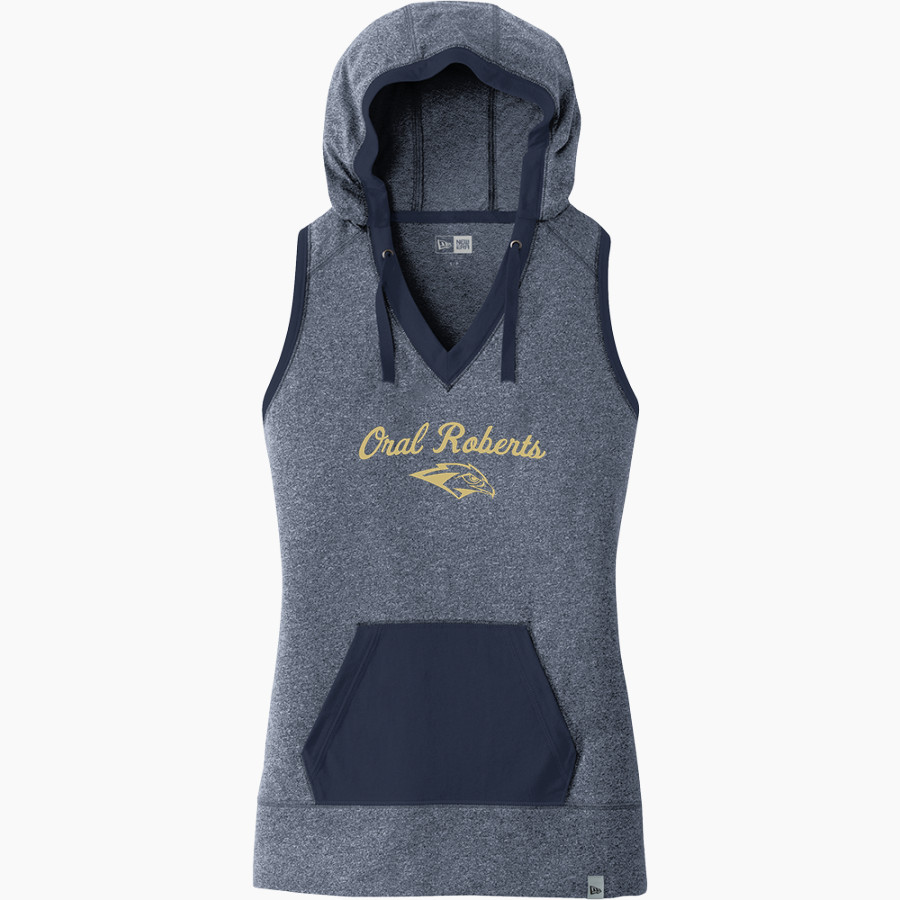 Oral Roberts Golden Eagles <span class="pdp-name-mascot">Oral Roberts Golden Eagles</span> New Era Women's Heritage Blend Hoodie Tank