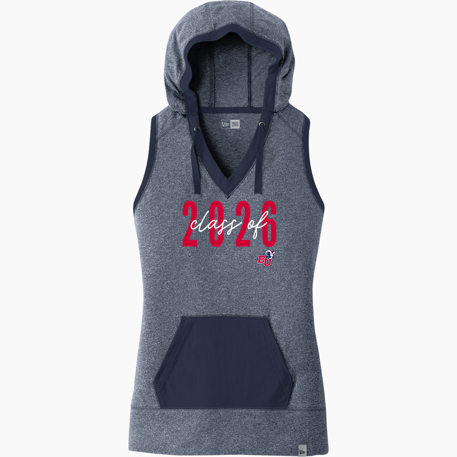 Bluefield University Sideline Store <span class="pdp-name-mascot">Bluefield University</span> New Era Women's Heritage Blend Hoodie Tank