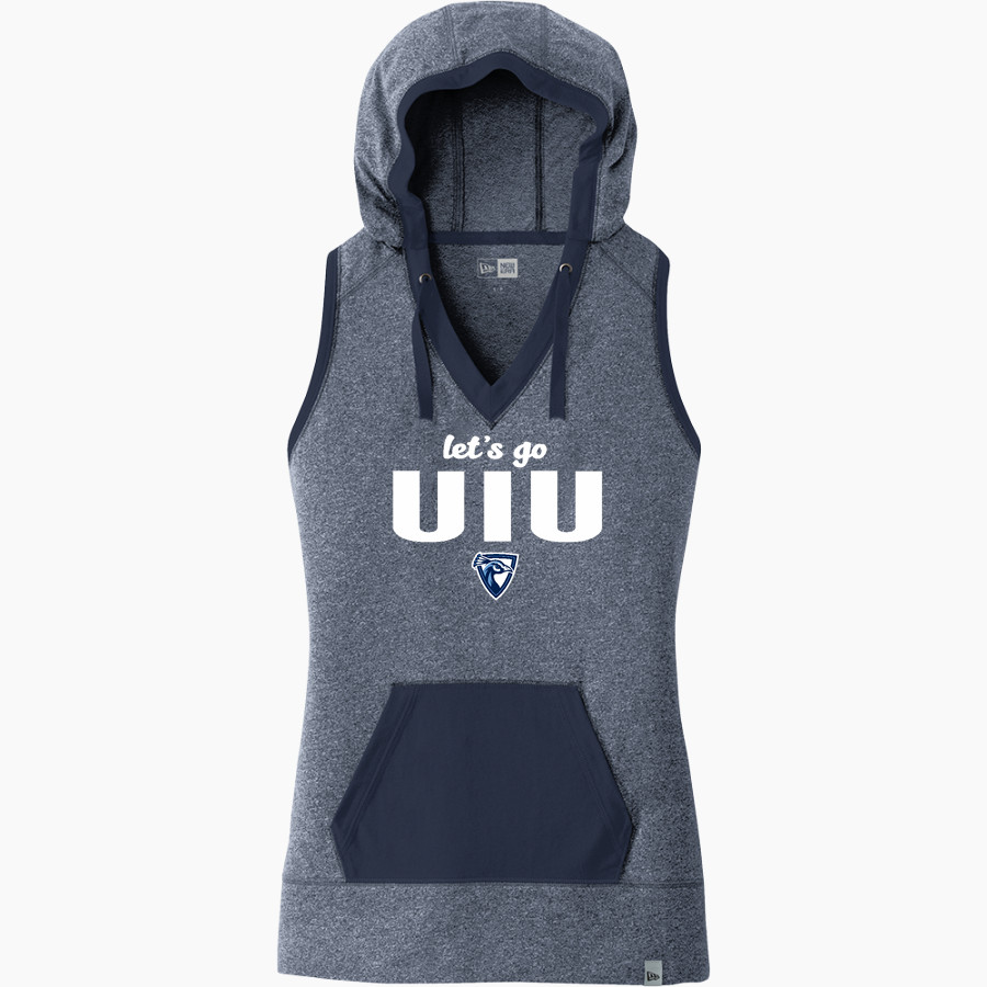 Upper Iowa University Peacocks New Era Women's Heritage Blend Hoodie Tank