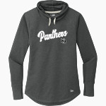 West Ottawa Panthers New Era Women's Sueded Cotton Blend Cowl Hooded Tee Front Thumbnail