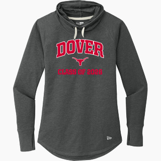 New Era Women's Sueded Cotton Blend Cowl Hooded Tee