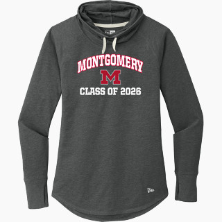 New Era Women's Sueded Cotton Blend Cowl Hooded Tee