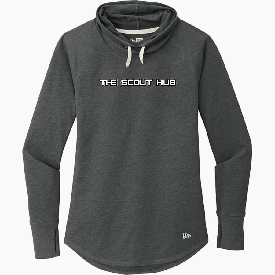 The Scout Hub The Scout Hub New Era Women's Sueded Cotton Blend Cowl Hooded Tee