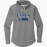Sierra Canyon School Trailblazers Online Store New Era Women's Sueded Cotton Blend Cowl Hooded Tee Front Thumbnail