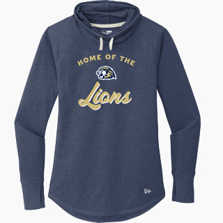 New Era Women's Sueded Cotton Blend Cowl Hooded Tee