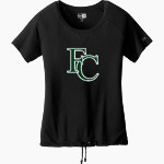 Floyd Central Highlanders <span class="pdp-name-mascot">Floyd Central Highlanders</span> New Era Women's Tri-Blend Short Sleeve Cinched Tee Front Thumbnail
