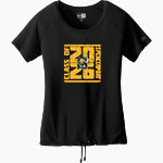 Spencerport Rangers New Era Women's Tri-Blend Short Sleeve Cinched Tee Front Thumbnail