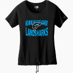 Oceanside Collegiate Academy Landsharks <span class="pdp-name-mascot">Oceanside Collegiate Academy Landsharks</span> New Era Women's Tri-Blend Short Sleeve Cinched Tee Front Thumbnail