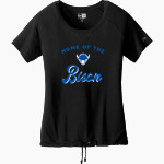 Shaker Bison <span class="pdp-name-mascot">Shaker Bison</span> New Era Women's Tri-Blend Short Sleeve Cinched Tee Front Thumbnail
