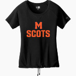 Macalester Scots <span class="pdp-name-mascot">Macalester Scots</span> New Era Women's Tri-Blend Short Sleeve Cinched Tee Front Thumbnail