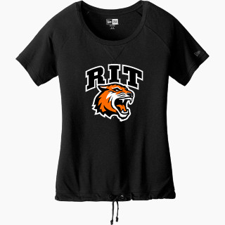 New Era Women's Tri-Blend Short Sleeve Cinched Tee