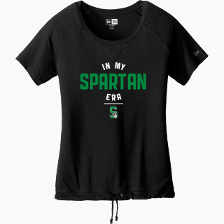 New Era Women's Tri-Blend Short Sleeve Cinched Tee
