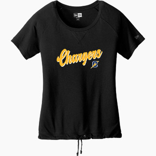 New Era Women's Tri-Blend Short Sleeve Cinched Tee