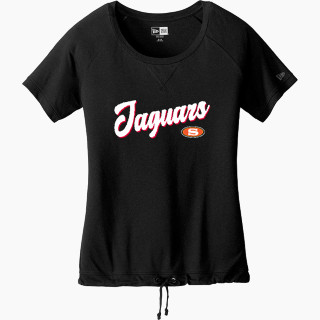 New Era Women's Tri-Blend Short Sleeve Cinched Tee