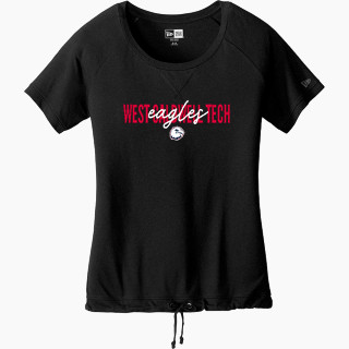 New Era Women's Tri-Blend Short Sleeve Cinched Tee