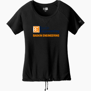 New Era Women's Tri-Blend Short Sleeve Cinched Tee