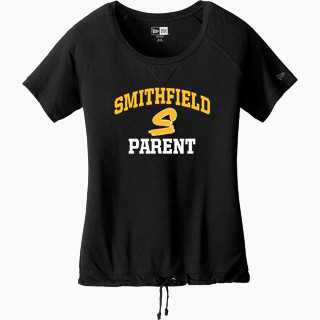 New Era Women's Tri-Blend Short Sleeve Cinched Tee