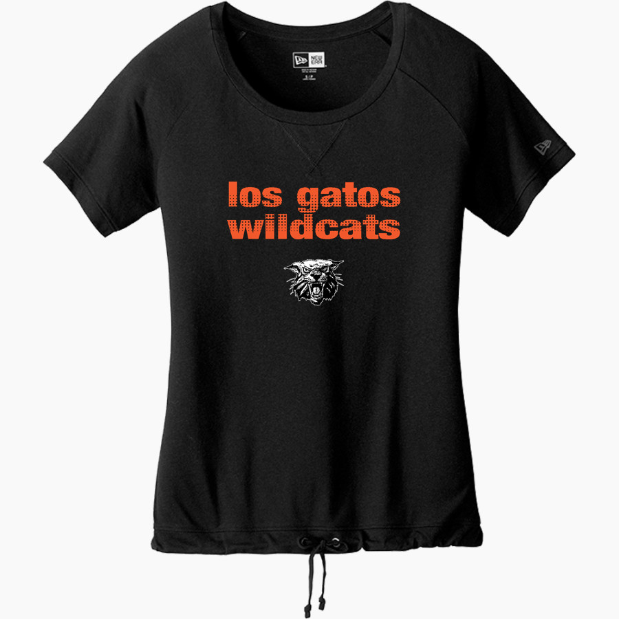 LOS GATOS HIGH SCHOOL WILDCATS <span class="pdp-name-mascot">LOS GATOS WILDCATS</span> New Era Women's Tri-Blend Short Sleeve Cinched Tee