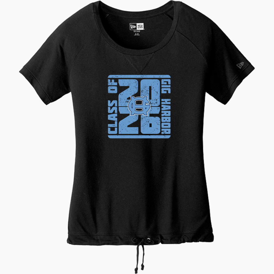 GIG HARBOR HIGH SCHOOL TIDES <span class="pdp-name-mascot">GIG HARBOR TIDES</span> New Era Women's Tri-Blend Short Sleeve Cinched Tee