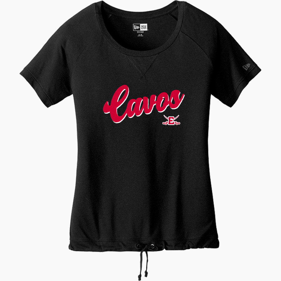 EMERSON HIGH SCHOOL CAVALIERS <span class="pdp-name-mascot">EMERSON CAVALIERS</span> New Era Women's Tri-Blend Short Sleeve Cinched Tee