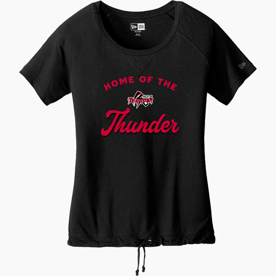 MPB THUNDER New Era Women's Tri-Blend Short Sleeve Cinched Tee