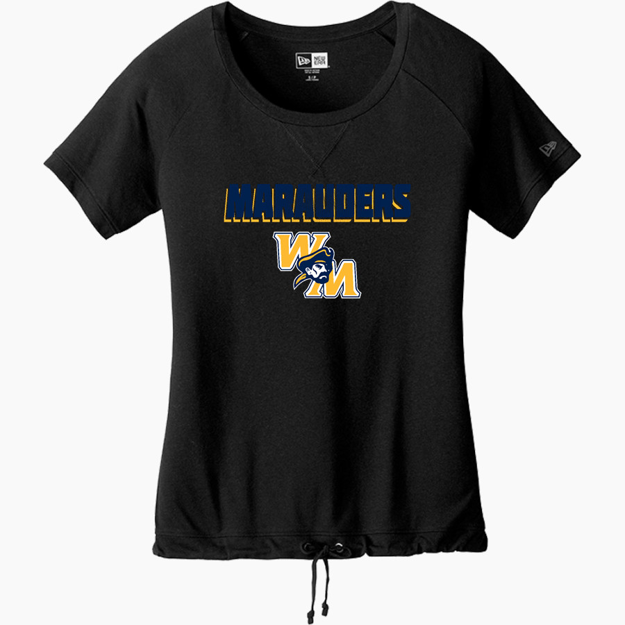 Waipahu Marauders New Era Women's Tri-Blend Short Sleeve Cinched Tee