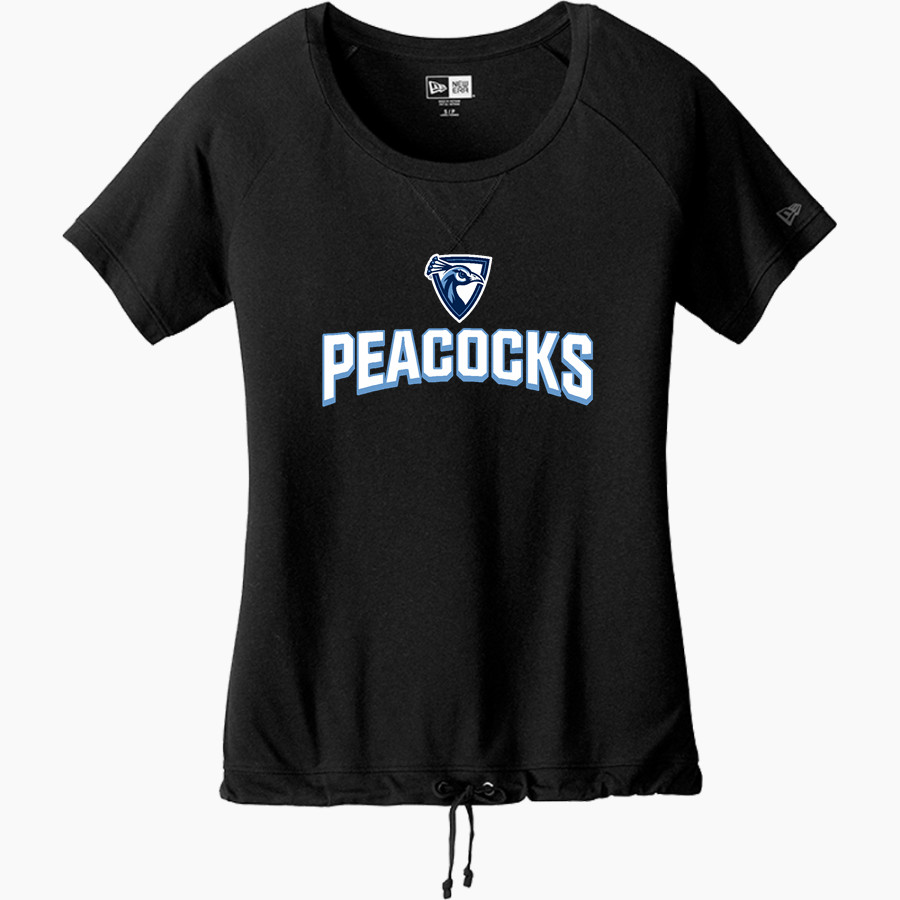 Upper Iowa University Peacocks <span class="pdp-name-mascot">UIU Peacocks</span> New Era Women's Tri-Blend Short Sleeve Cinched Tee