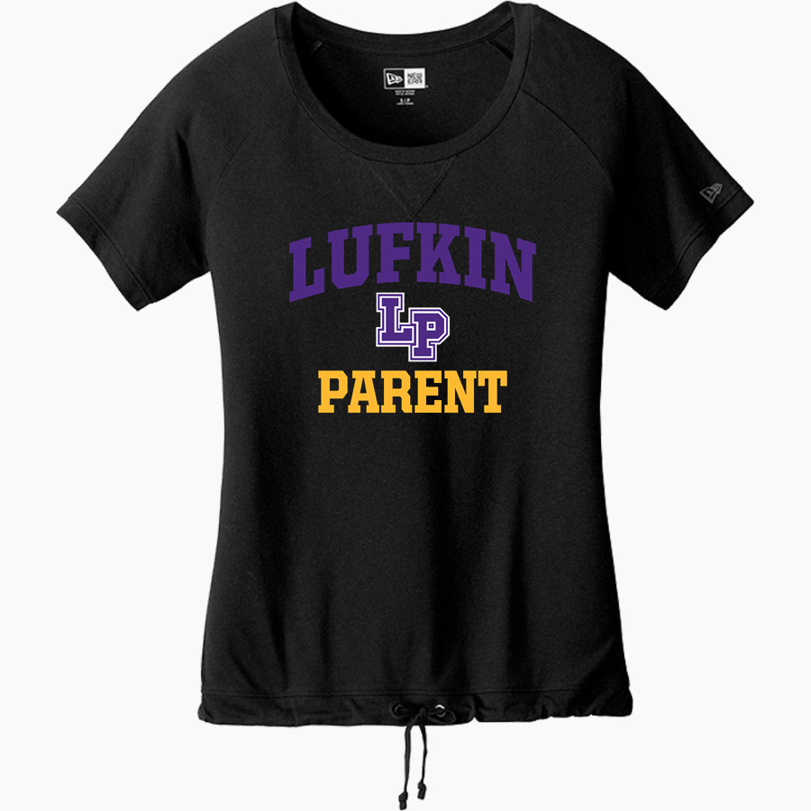 LUFKIN HIGH SCHOOL PANTHERS <span class="pdp-name-mascot">LUFKIN PANTHERS</span> New Era Women's Tri-Blend Short Sleeve Cinched Tee