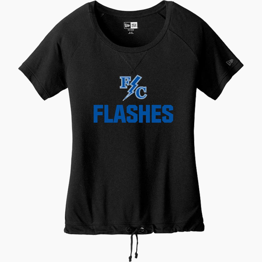Franklin Central Flashes <span class="pdp-name-mascot">Franklin Central Flashes</span> New Era Women's Tri-Blend Short Sleeve Cinched Tee